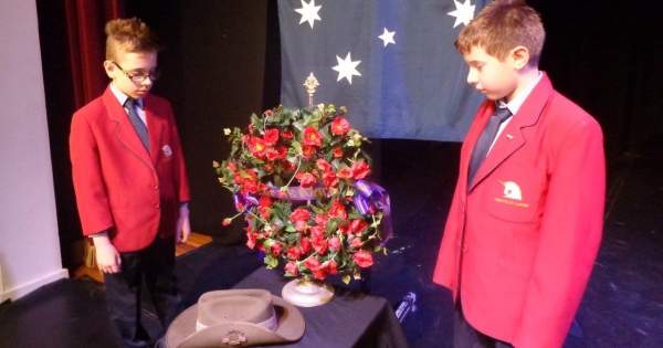 Year 4 students reflect on Junior Anzac Assembly